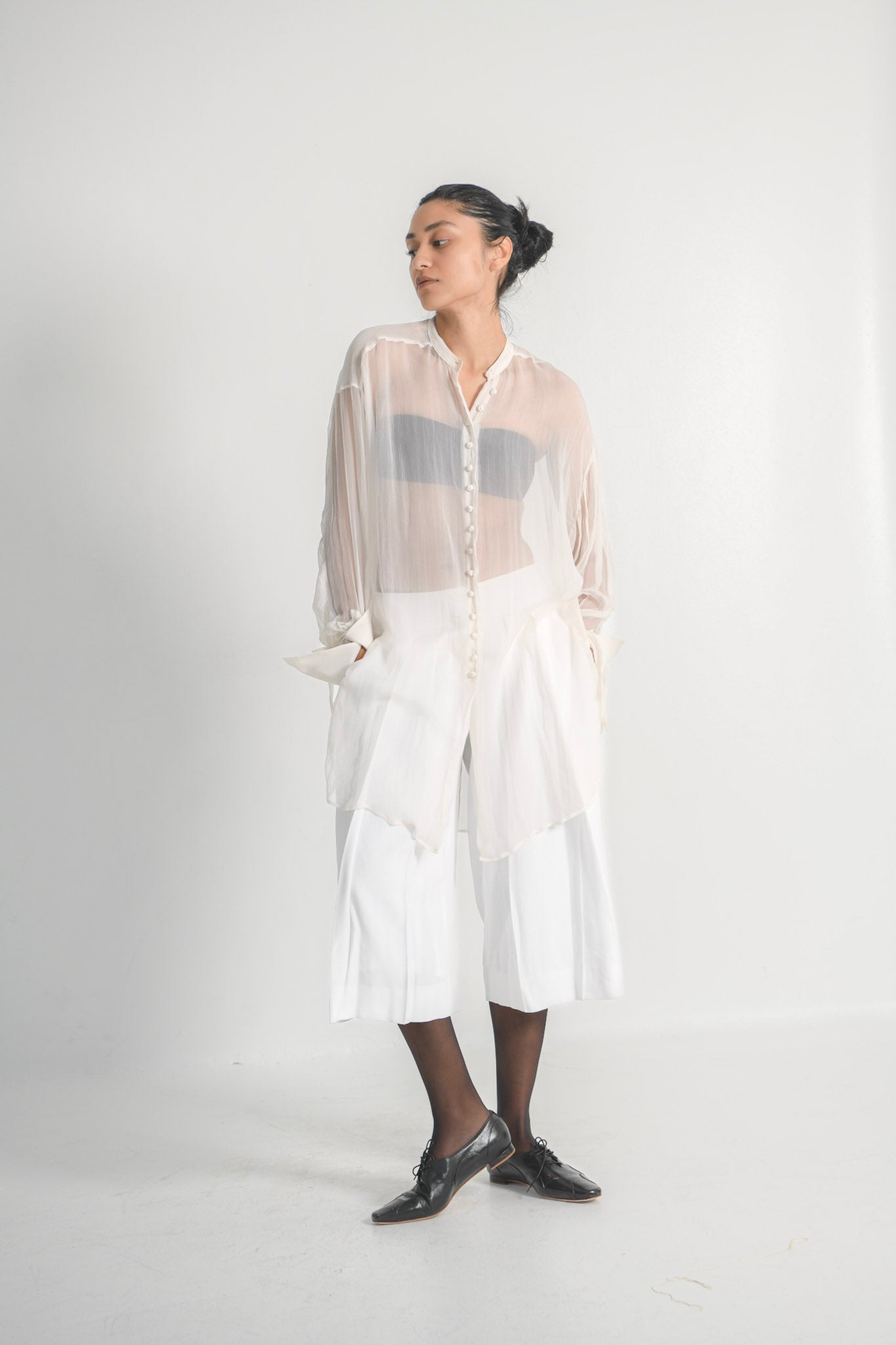 Dolce and Gabbana Silk-Gossamer Blouse
