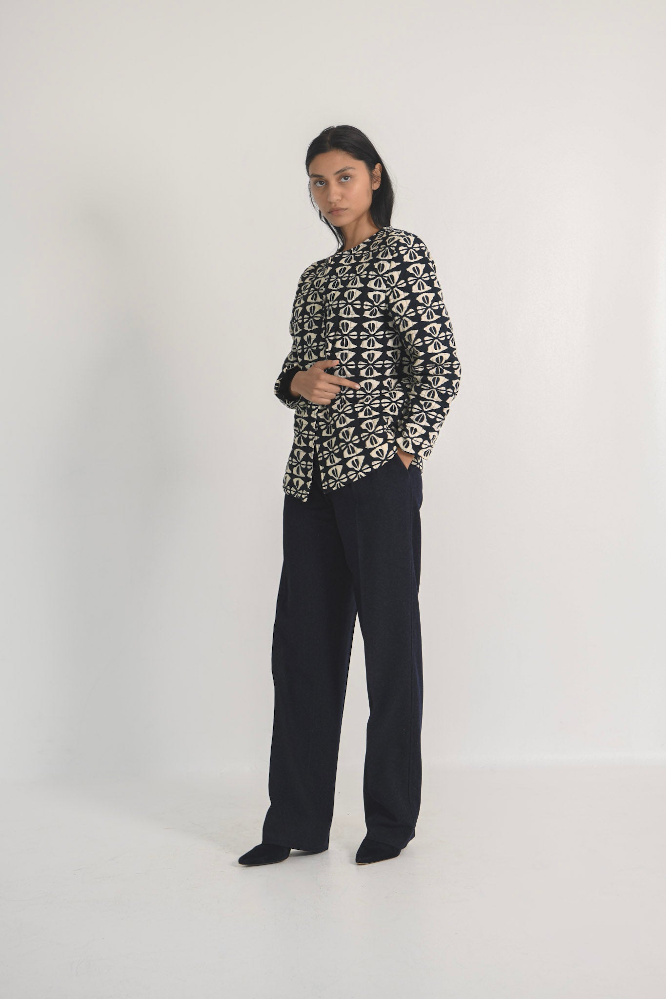 Mary McFadden Lattice Jacket