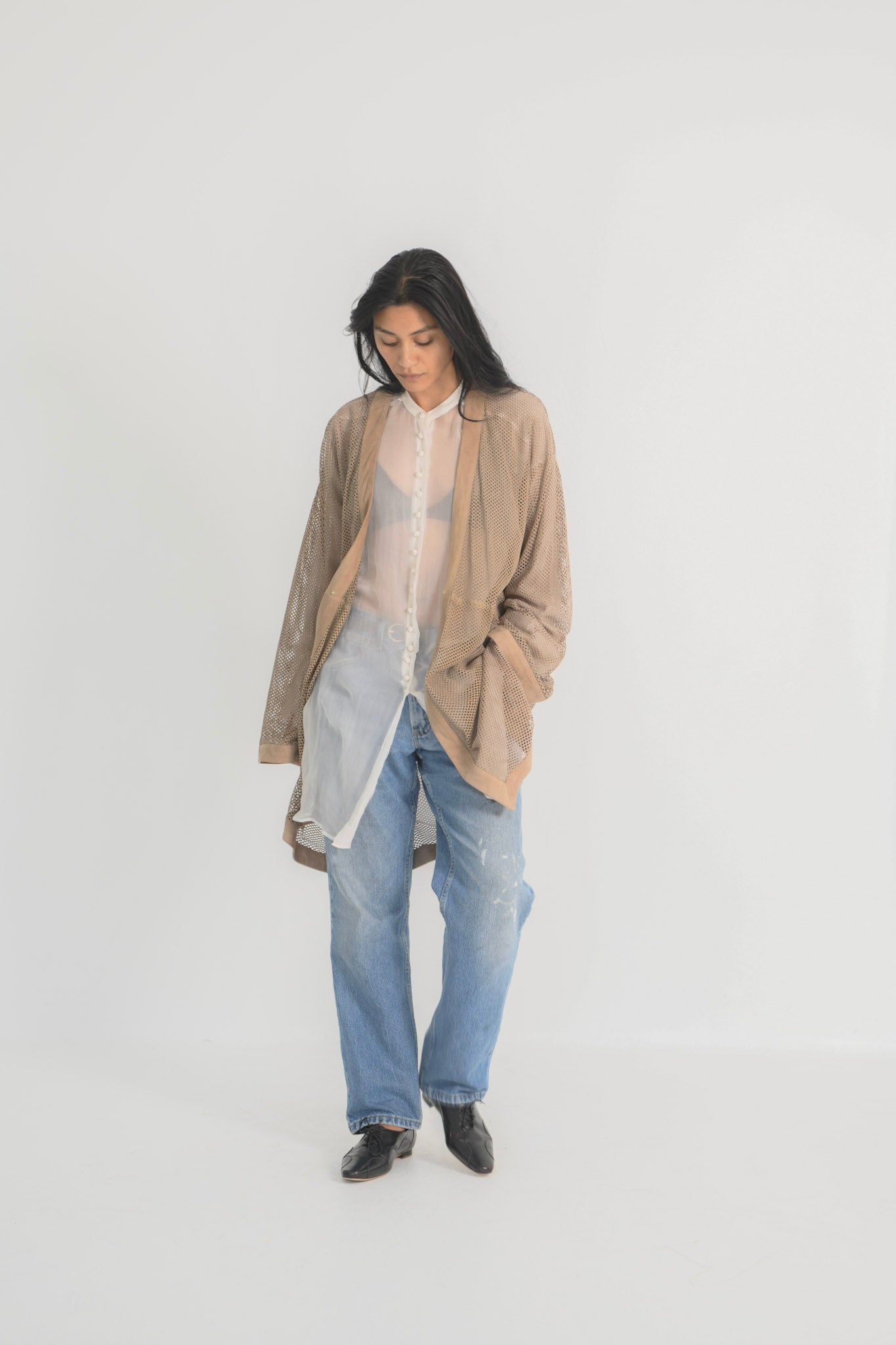 Celine Suede Net Jacket