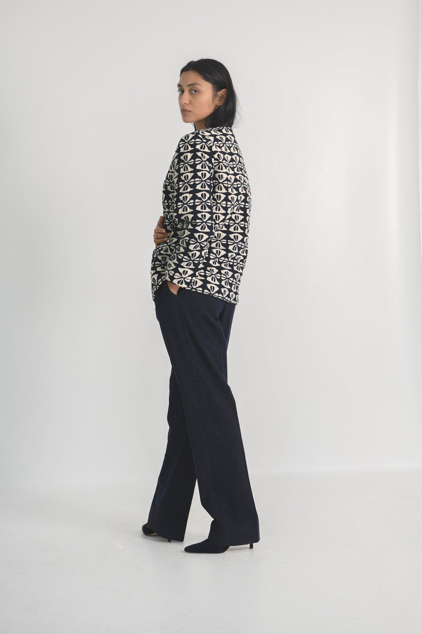 Mary McFadden Lattice Jacket