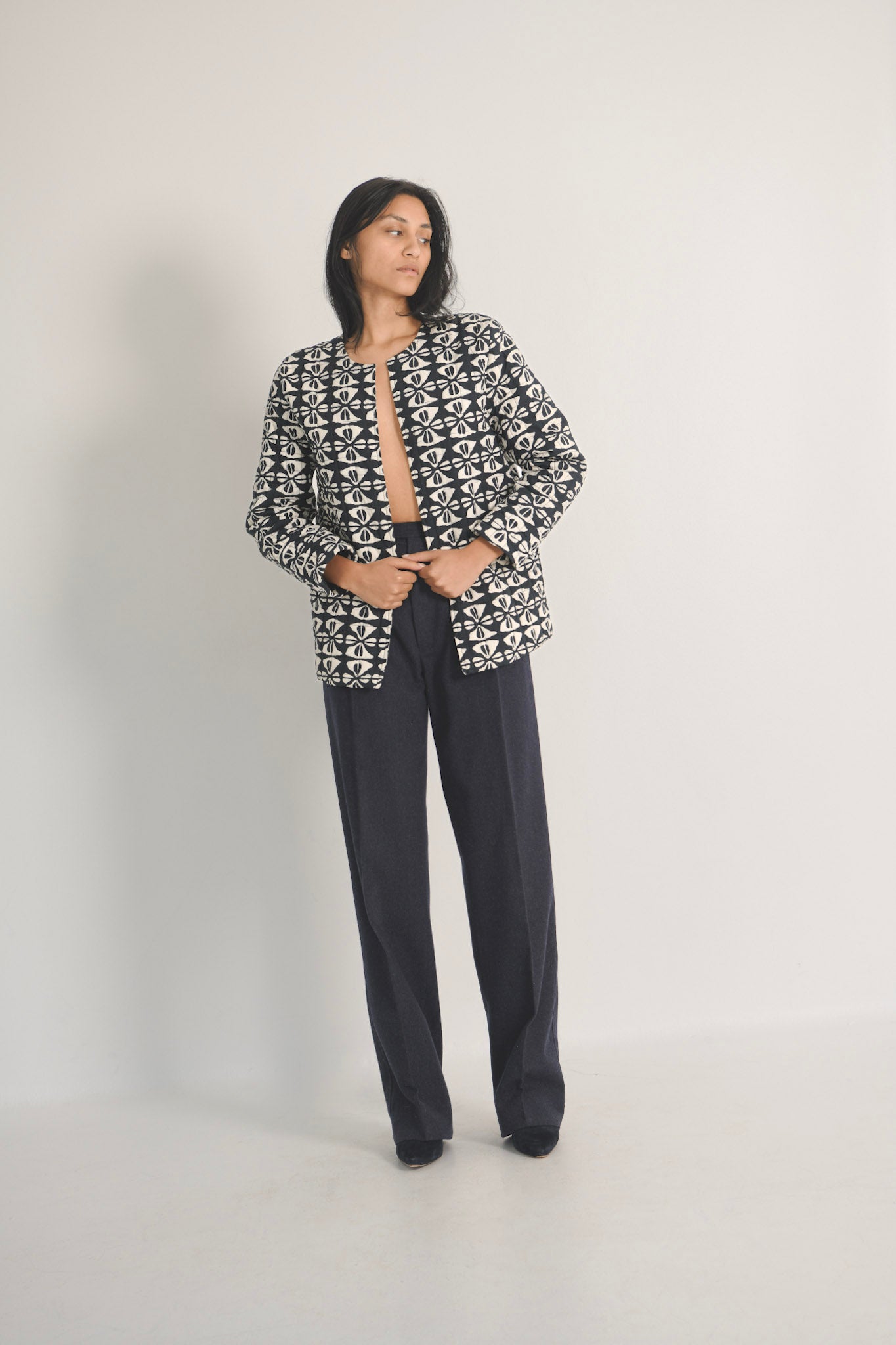 Mary McFadden Lattice Jacket