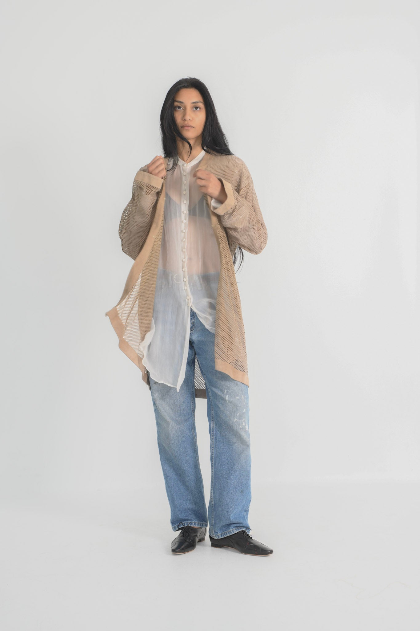 Celine Suede Net Jacket