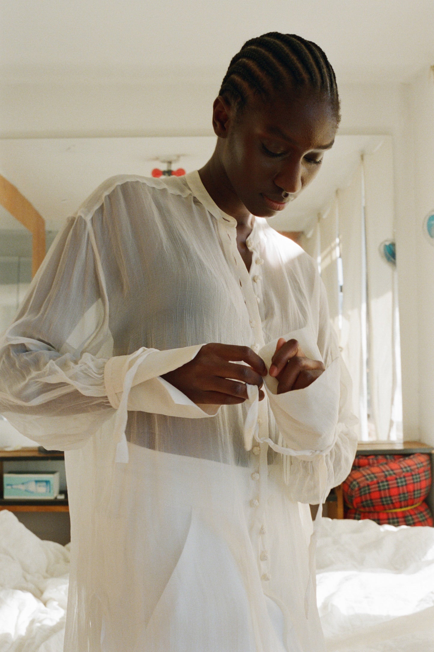 Dolce and Gabbana Silk-Gossamer Blouse
