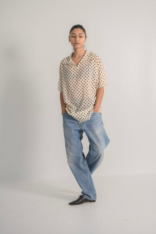 Issey Miyake Dotted Tunic