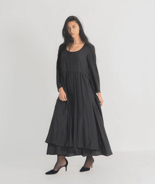 Prada Tiered Silk Dress