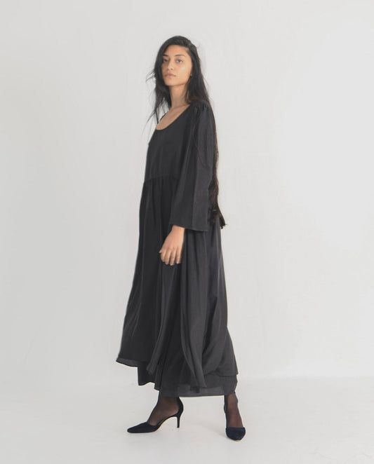 Prada Tiered Silk Dress