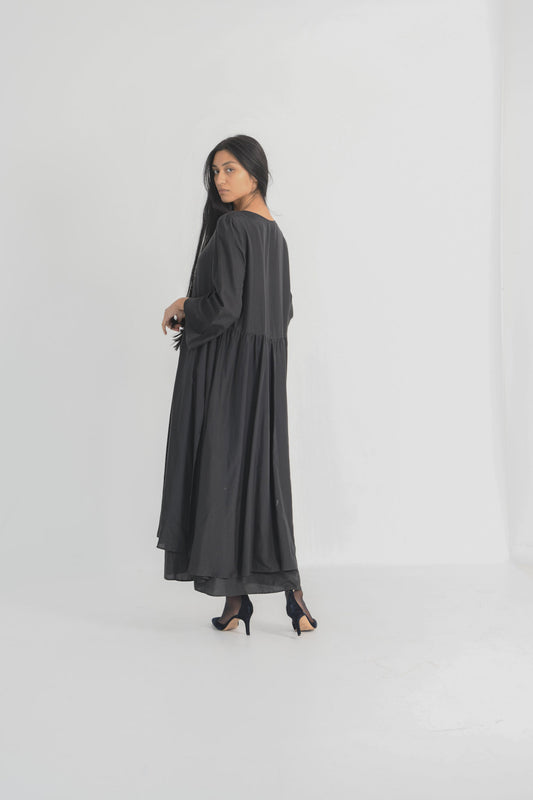 Prada Tiered Silk Dress